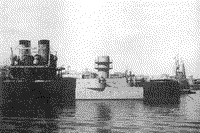 Исключенное судно №4 (бывшая "Чесма") в гавани Севастополя, август 1912 года