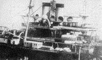 "Чесма" - исключенное судно №4 на хранении в порту, Севастополь, Северная сторона, 1911 год