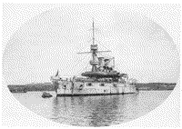 Линейный корабль "Георгий Победоносец" в Северной бухте Севастополя, начало 1910-х годов
