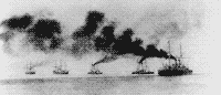 Учебно-артиллерийский отряд уходи на стрельбы, 1902 год
