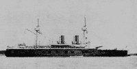 Броненосец "Император Александр II" в составе Практической эскадры Балтийского флота, 1892 год