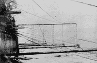 "Император Александр II" во время испытаний противоторпедных сетей системы Буливанта. Кронштадский рейд, 1891 год