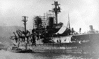 Японский броненосный корабль "Ики"