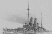 Линейный корабль "Три Святителя" в походе, 1914 год