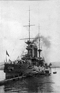 Линейный корабль "Чесма" во Владивостоке, 1916 год