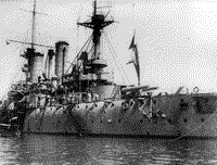 Линейный корабль "Чесма" в Тулоне, осень 1918 года