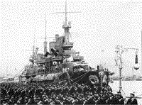 Моряки перед отправкой на сухопутный фронт, Порт-Артур, 5 мая 1904 года