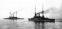 Линейные корабли "Три Святителя" и "Ростислав" в годы войны