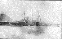 Эскадренный броненосец "Победа" в Порт-Артуре, 1904 год