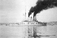 Линейный корабль "Пантелеймон" в Северной бухте Севастополя, 1911 год