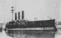 Линейный корабль "Евстафий" в достройке, 1 октября 1908 года