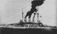 Линейный корабль "Евстафий" на ходовых испытаниях, 1911 год
