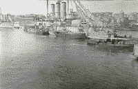 Линейный корабль "Евстафий" в Южной бухте Севастополя