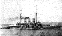 Линейный корабль "Евстафий" на рейде Севастополя, 1914-1915 год