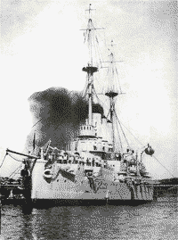 Линейный корабль "Евстафий" в Севастополе, май 1911 года