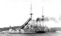 Линейный корабль "Иоанн Златоуст" на рейде Севастополя, кампания 1913 года