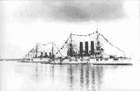 "Ретвизан" и "Победа" на Ревельском рейде, 24 июня 1902 года