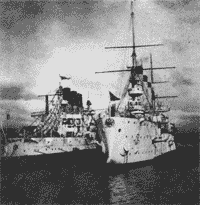 "Ретвизан" и "Паллада" перед уходом на дальний Восток, сентябрь 1902 года