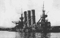 Затопленный "Ретвизан", декабрь 1904 года