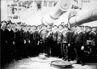 Команда эскадренного броненосца "Ретвизан", 1901 год