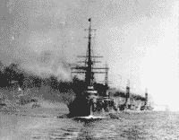 Эскадренный броненосец "Цесаревич" во главе 1-й бригады линейных кораблей, 1912-1914 годы