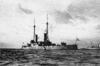 Линейный корабль "Андрей Первозванный" в составе эскадры, кампания 1911 года