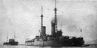Линейный корабль "Андрей Первозванный" и броненосный крейсер "Громобой", 1912-1914 годы
