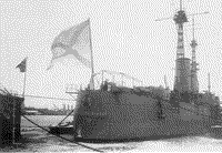 Линейный корабль "Андрей Первозванный", на зимовке в Кронштадте, зима 1911-1912 годов