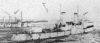 Линейный корабль "Андрей Первозванный" на зимовке в Гельсингфорсе, зима 1914-1915 годов