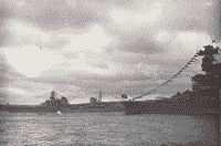 Линейный корабль "Севастополь" и крейсер "Ворошилов" в Севастополе