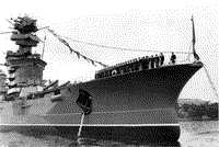 Линейный корабль "Севастополь", октябрь 1954 года