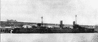 Линейный корабль "Императрица Мария" у стенки завода "Руссуд", конец 1914 года