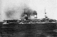 Линейный корабль "Воля" в море, 1917 год
