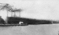 Линейный корабль "Император Александр III" сходит на воду, 2 апреля 1914 года