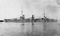 Линейный корабль "Воля" во время проведения приемных испытаний, 1917 год