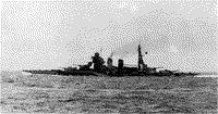 Линейный корабль "Джулио Чезаре" во время операции М-43, 3-5 января 1942 года