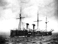 Крейсер I-го ранга "Владимир Мономах" на Балтике в составе Учебно-артиллерийского отряда, 1902 год