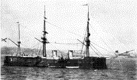 Броненосный фрегат "Дмитрий Донской" в Нью-Йорке, 1893 год