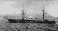Броненосный крейсер "Адмирал Нахимов" в Кронштадте