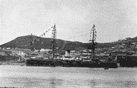 Броненосный крейсер "Адмирал Нахимов" во Владивостоке