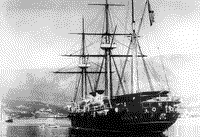 Крейсер "Адмирал Корнилов" во время первого заграничного плавания, 1889-1891 годы