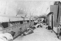 На палубе учебного судна "Двина", 1910-е годы