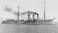 Учебное судно "Двина" на Ревельском рейде, 1910-е годы