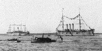 Учебное судно "Двина" в составе Учебно-Минного отряда, 1910-е годы