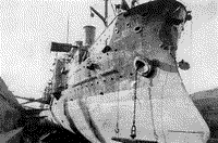 Броненосный крейсер "Громобой" в доке