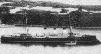 Крейсер I ранга "Светлана" в Екатерининской гавани, лето 1899 года