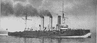 Бронепалубный крейсер "Паллада" в начале XX века