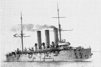 Бронепалубный крейсер "Аврора" в 1916 году
