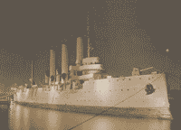 Крейсер "Аврора" в середине 1980-х годов