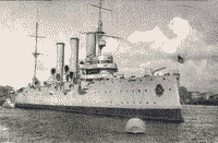 Крейсер "Аврора" в 1950-х годах